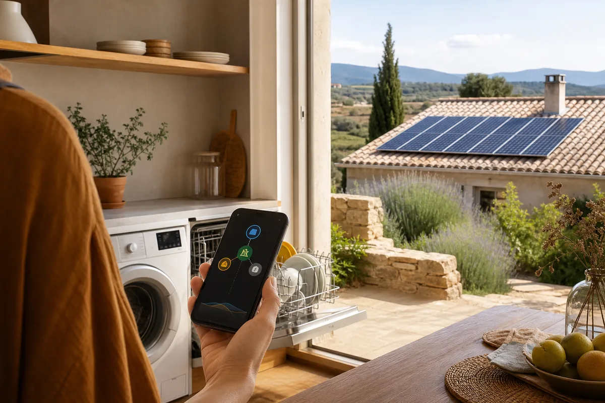 Piloter ses appareils à Serres : consommer quand le toit produit