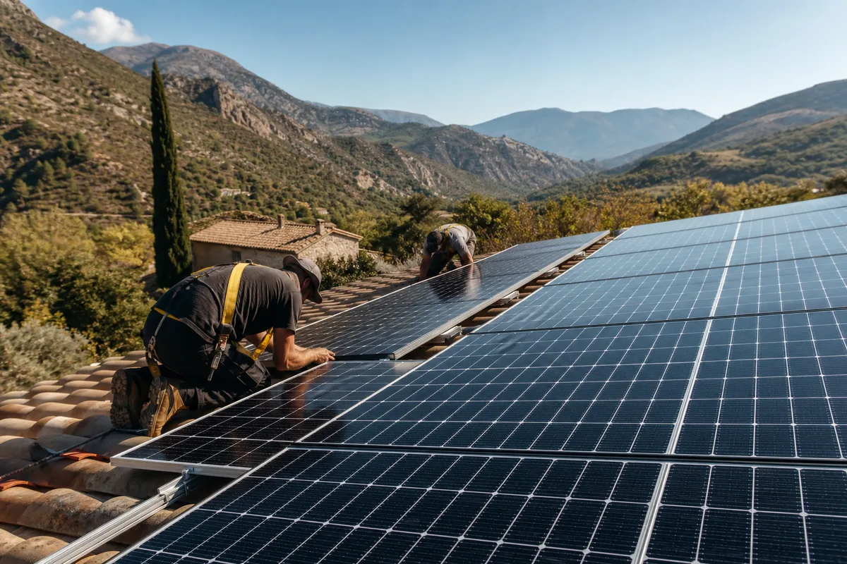 Installation de panneaux photovoltaïques à Serres